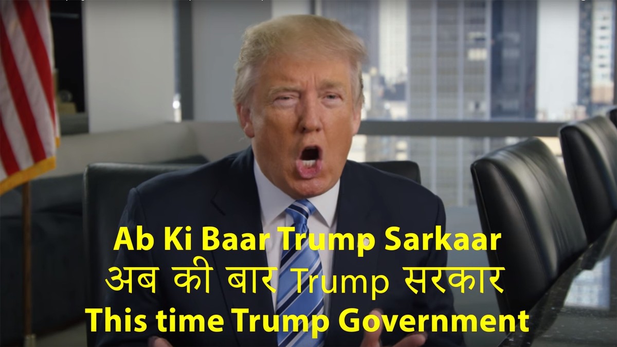 Donald Trump awkardly tries to speak Hindi in new campaign video