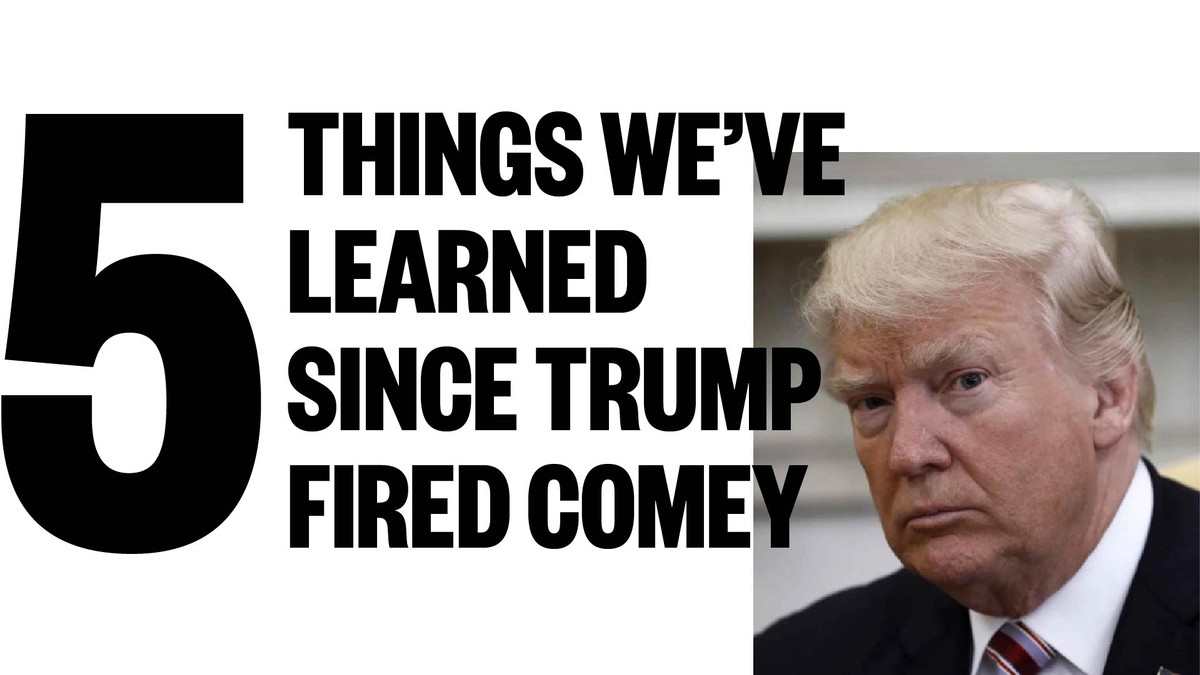 5 Things Weve Learned Since Trumps Stunning Firing Of Comey 8238