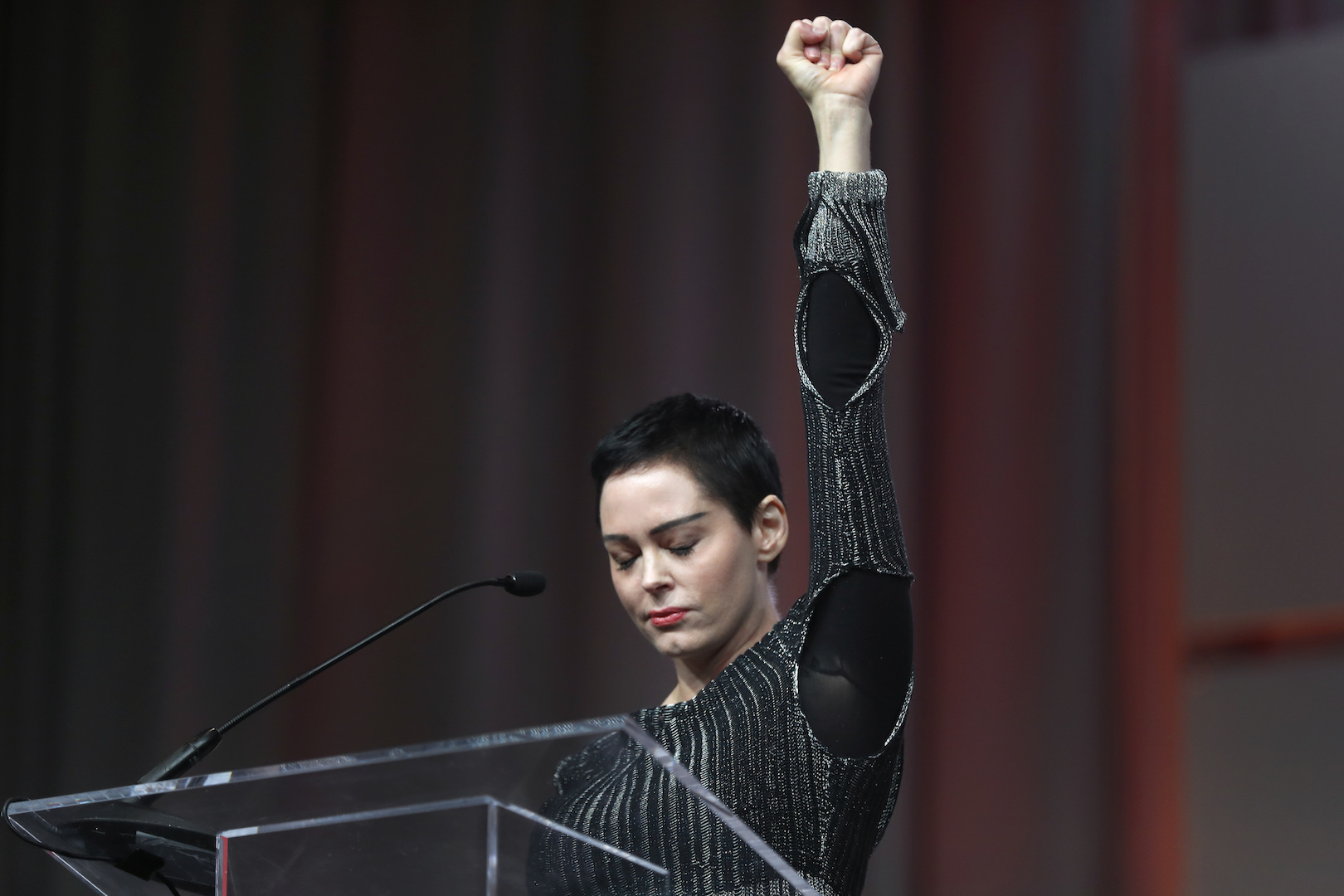 Rose McGowan says she stands for everyone “grabbed by the motherf---ing  pussy”